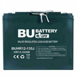 Power-All Batería Sellada BUHR12-135J, VRLA, 12V, 135Ah  