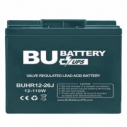 Power-All Batería Sellada BUHR12-26J, VRLA, 12V, 26Ah  