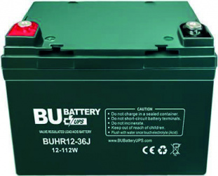 Power-All Batería de Reemplazo para No Break BUHR12-35J, 12V, 35Ah 