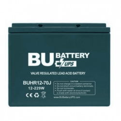 Power-All Batería Sellada BUHR12-70J, VRLA, 12V, 70Ah  