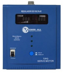 Regulador Power-All PA SMS 105 PHV, 5kW, 5.000VA, Entrada 176 - 264V, Salida 220V, 1 Salida 