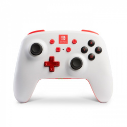 PowerA Control para Nintendo Switch, Inalámbrico, Blanco/Rojo 