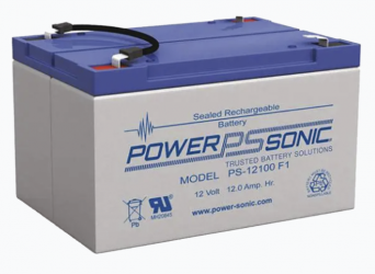Power Sonic Batería de Reemplazo para No Break PS-12100-F1, 12V, 12Ah 