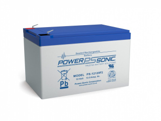 Power Sonic Batería de Respaldo UL PS-12120-NB, 12V, 12Ah, para Alarmas de Incendio 