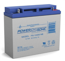 Power Sonic Batería Sellada PS-12200, AGM, 12V, 20Ah 