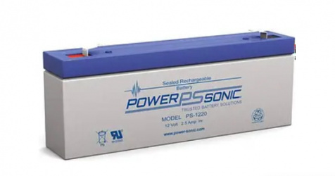 Power Sonic Batería de Reemplazo para No Break PS-1220 F1, 12V, 2.5Ah 