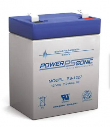 Power-Sonic Batería de Respaldo para No Break PS-1227, 12V, 2.9Ah 