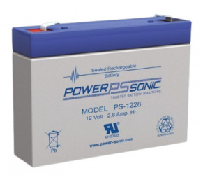 Power Sonic Batería de Reemplazo para No Break PS-1228-, 12V, 2.8Ah 