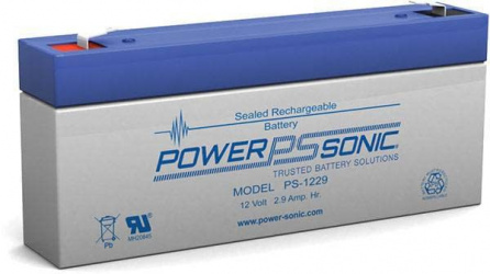 Power-Sonic Baterías Externa de Reemplazo para No Break PS-1229L, 12V, 2.9Ah 