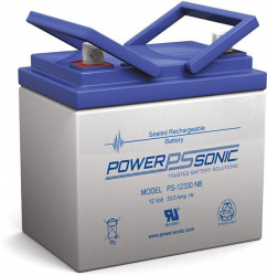 Power Sonic Batería de Reemplazo para No Break PS-12330NB, 12V, 33Ah 