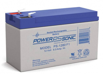 Power-Sonic Batería para No Break PS-1280F2, 12V, 8Ah 