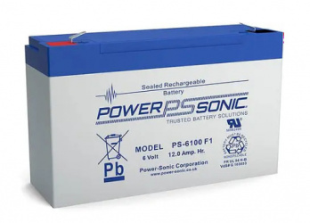 Power Sonic Batería de Reemplazo para No Break PS-6100F2, 6V, 12Ah 