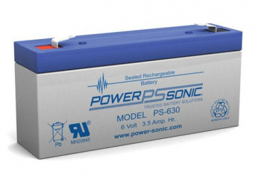 Power-Sonic Batería para No Break PS-630, 6V, 3.5Ah 
