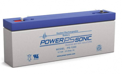 Power-Sonic Batería Externa de Reemplazo para No Break PS-1220, 12V, 2.5Ah 