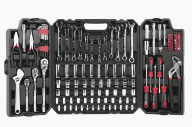 Precision Caja de Herramientas PST-144-MA, 144 Piezas, Negro 