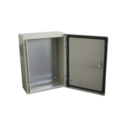 Precision Gabinete de Acero para Exteriores, 30 x 40 x 20cm, hasta 30Kg, Gris 