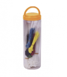 Precision Cincho de Nylon PST-C05-002, 10cm x 2.5mm, Multicolor, 1000 Piezas 