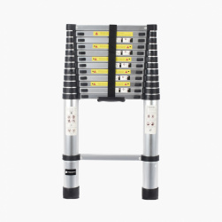 Escalera Telescópica Precision PST-H10-001, Aluminio, 3.8 Metros, hasta 150kg 