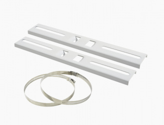 Precision Montaje de Poste para Gabinetes PST-MOUNT-POLE-V2, Metal, Gris 