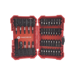 Precision Juego de Brocas y Puntas PSTC01001, 42 Piezas 