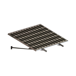 Precision Montaje para Paneles Solares PSWM1300, Riel 130cm, Aluminio/Acero 