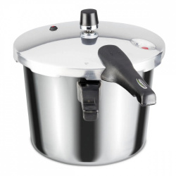 Presto Olla de Presión Premier, 8 Litros, Aluminio/Negro 