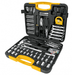 Pretul Set de Herramientas SET-133, 133 Piezas, Negro/Amarillo  