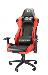 Primus Silla Gamer THRÓNOS100T, hasta 120kg, Negro/Rojo 