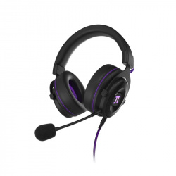 Primus Audífonos Gamer ARCUS260S, Alámbrico, 1.8 Metros, USB-C, Negro/Morado 