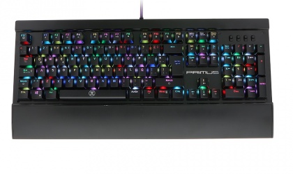 Teclado Gamer Primus Ballista 200S RGB, Teclado Mecánico, Switch Primus Brown, Alámbrico, Negro (Español) 