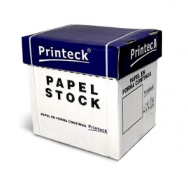 Printeck Papel Stock 1 Tantos, 3000 Hojas de 9.5