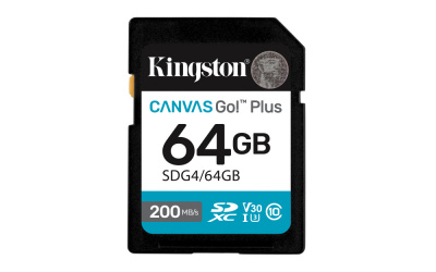 Memoria Flash Procesadores Y Partes En Retail Canvas Go! Plus, 64GB SDXC UHS-I Clase 10 