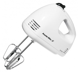 Proctor Silex Batidora de Mano 62515RY, 125W, 5 Velocidades, Blanco 
