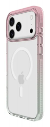Prodigee Funda Flow Blush para iPhone 17 Pro, Transparente 