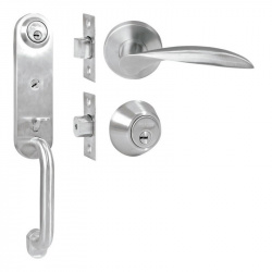 ProForza Cerradura Tipo Entrada PF38062-3000-32DRHV, Plata 