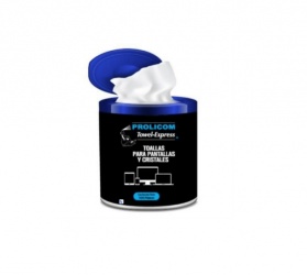 Prolicom Toallas Limpiadoras para Pantallas Towel Express, 100 Piezas 