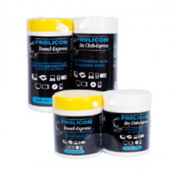 Prolicom Toallas Antiestáticas Húmedas/Secas, 30 Piezas 