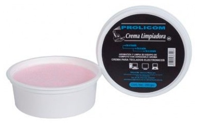 Prolicom Crema Limpiadora para Teclados, Rosa, 250g 