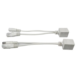 Provision-ISR Transmisor y Receptor de Alimentación Ethernet No-PoE, 2x RJ-45, Blanco 