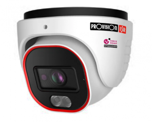 Provision-ISR Cámara de Seguridad IP Domo para Interiores/Exteriores DH-340IPSN-28, Alámbrico, 2560 x 1440 Pixeles, Día/Noche 