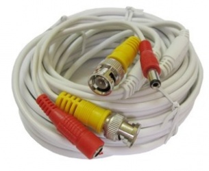 Provision-ISR Cable Coaxial para Video, Macho - Macho, 20 Metros, Blanco 