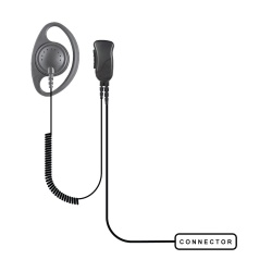 Pryme Micrófono para Radio SPM-1201, Negro, para Kenwood 