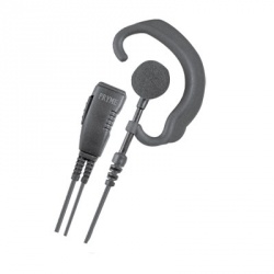 Pryme Micrófono con Solapa para Radio SPM-301EB, Negro, para Kenwood 