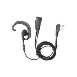 Pryme Micrófono con Solapa para Radio SPM-301EBF, Negro, para Kenwood 
