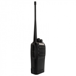 PTT PRO Radio de dos Vías PRO 3000, UHF, 16 Canales, Negro 
