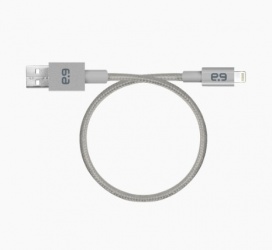 PureGear Cable USB A Macho - Lightning Macho, 23cm, Gris 