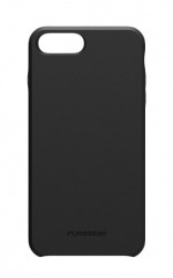PureGear Funda para iPhone 7 Plus SoftTek, Negro, Resistente a Rayones/Golpes/Salpicaduras 