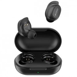 QCY Audífonos Intrauriculares con Micrófono T9, Inalámbrico, Bluetooth, Negro 