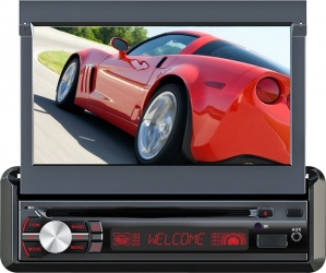 QFX Autoestereo FX-770 con Pantalla Touch, Bluetooth, 200W, AM/FM, Negro 