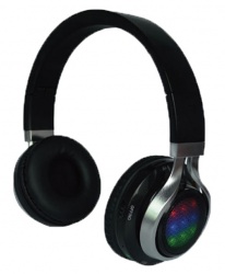 QFX Audífonos H-252, Bluetooth, 3.5mm, Negro 